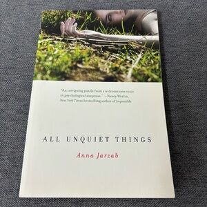 All Unquiet Things by Anna Jarzab Young Adult Mystery Paperback Book